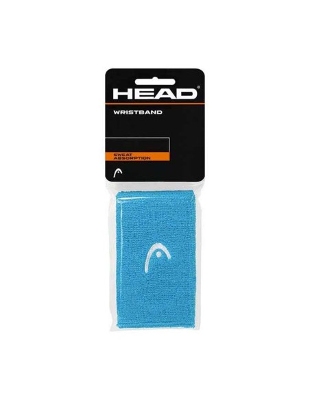Muñequera Head Logo 5" Azul Turquesa | Ofertas de pádel